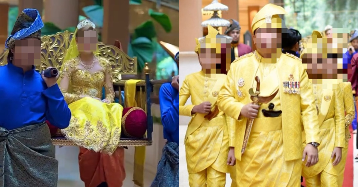 Tular Majlis Akikah Pasangan Pempengaruh Pakai Serba Kuning Ala Diraja, PDRM Jalankan Siasatan