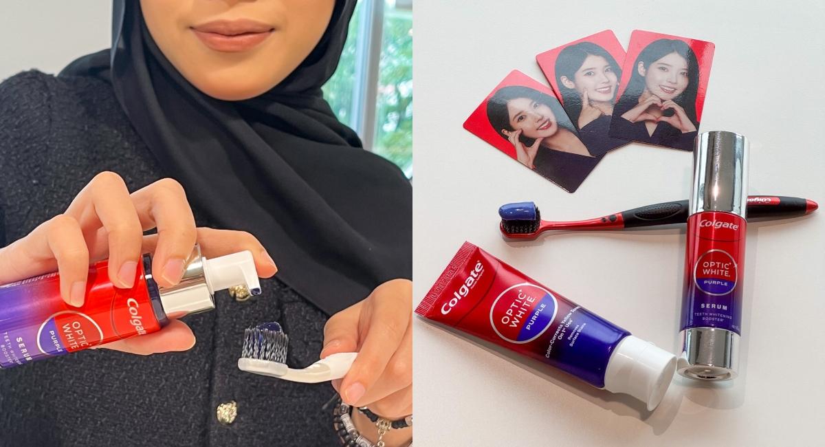 Rahsia Senyuman Berseri Ala IU? Rupa-Rupanya Ada Ubat Gigi & Serum Dengan Teori Warna Ungu!
