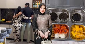 Farah Wen bagi bekal caviar