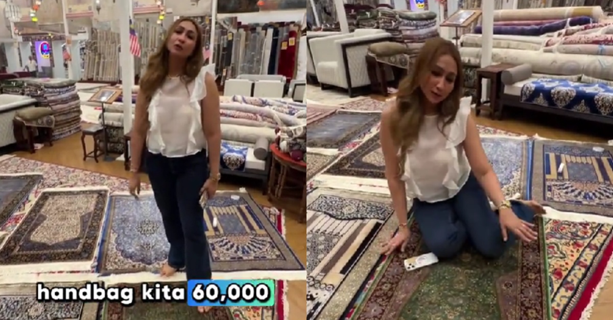 Kak KM Borong Sejadah Cecah RM50K – “Beli Beg RM60K Boleh, Tak Kan Sejadah RM6K Tak Boleh Beli”