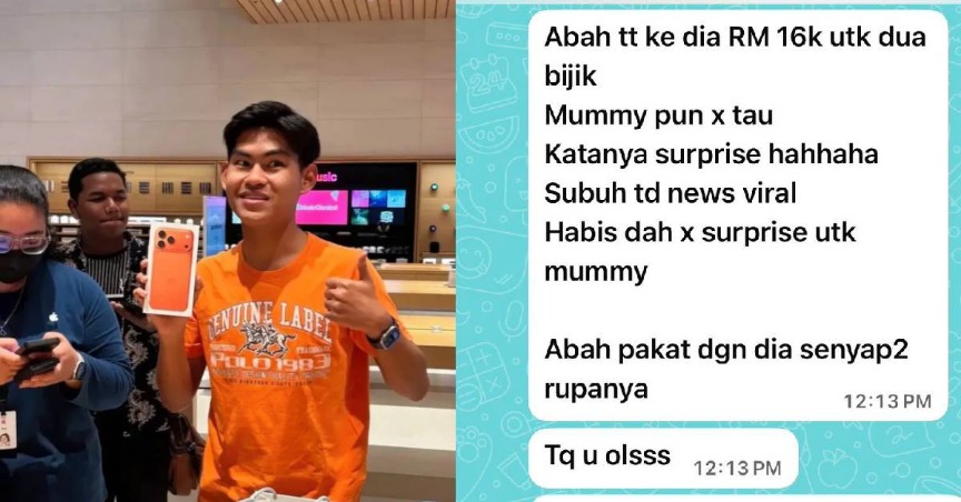 Nak ‘Surprise’ Ibu Tapi Kena Kecam, Ini Kisah Sebenar Pelajar Pertama Beli iPhone 17