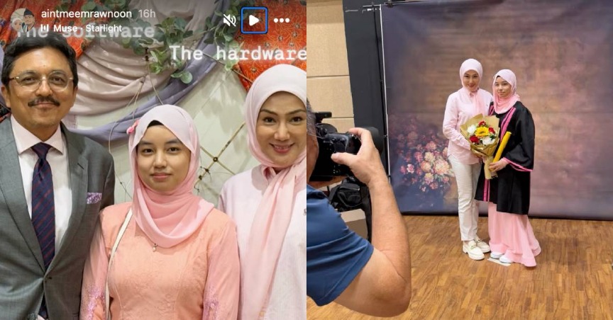 “Pasangan Paling Tak ‘Problematic'” – Engku Emran Dan Erra Fazira Kongsi Momen Hadiri Majlis Graduasi Engku Aleesya
