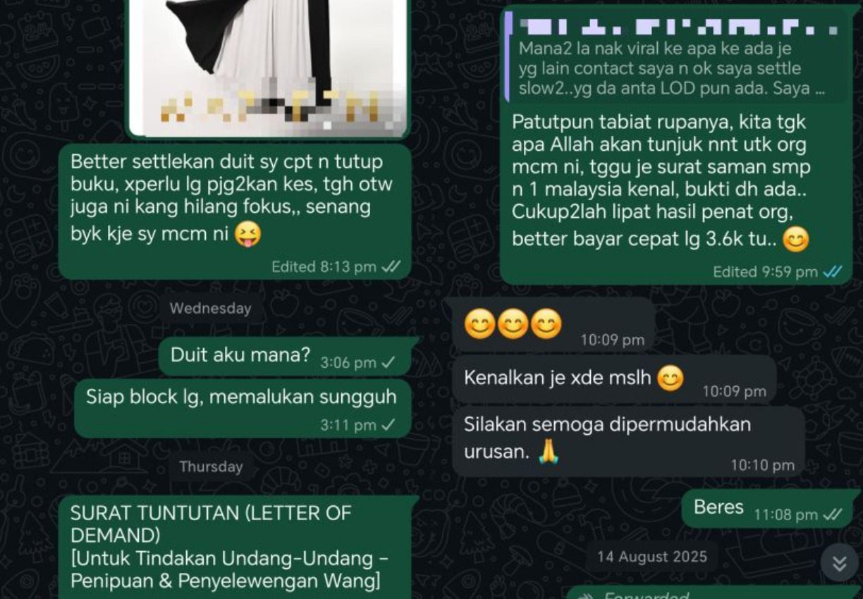 penyanyi tak bayar hutang