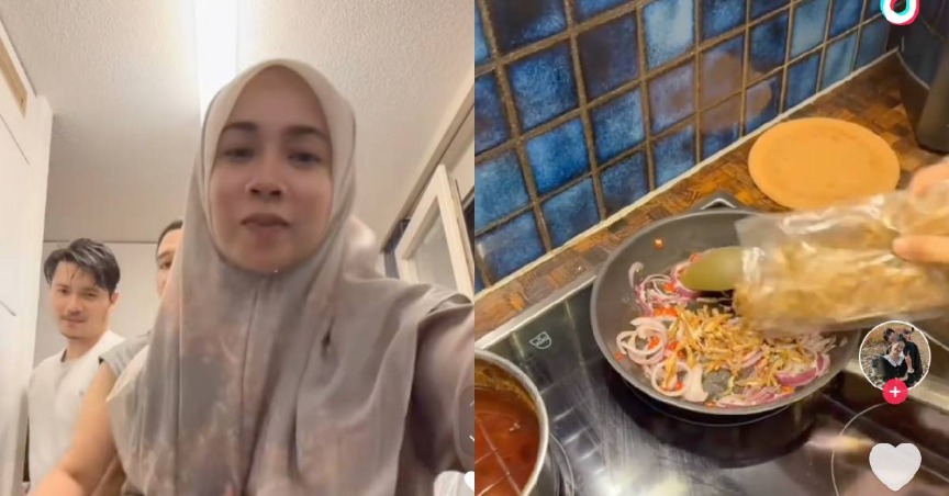 “Ikan Bilis ‘Sold Out’..” – Resipi Masakan Amira Othman Buat Fattah Amin Jadi Tumpuan Ramai