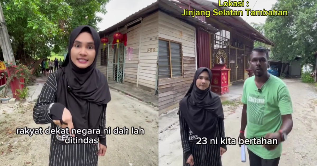 “1 Lagi Kg Bakal Dirobohkan! Ini Nasib Kita Hari Ini” – Rafidah Didakwa Cuba Hasut Penduduk Cina & India Di Jinjang Pula?