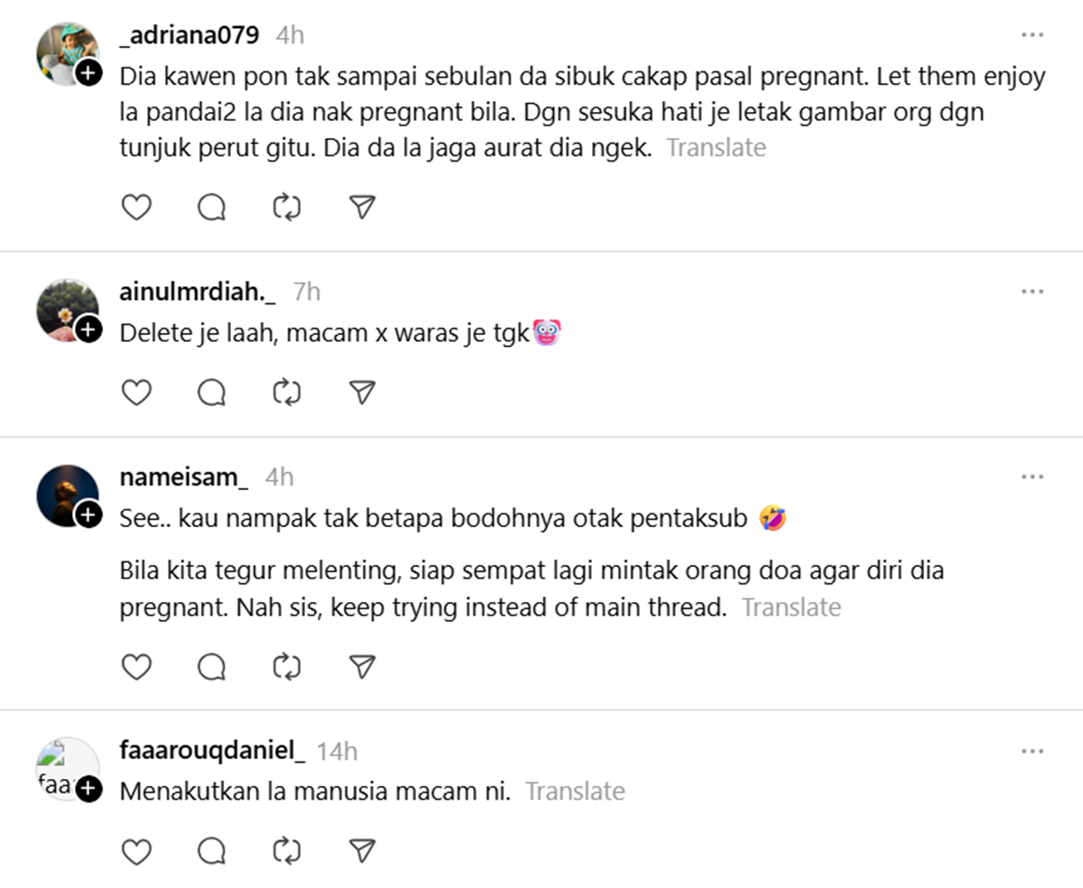 wanita guna Ai edit Amira Othman hamil