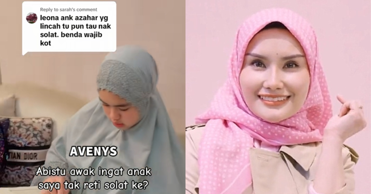 Aleeya Zailan Berang Netizen Tuduh Anak Tak Solat – “Awak Ingat Dia Tak Reti Ke?”