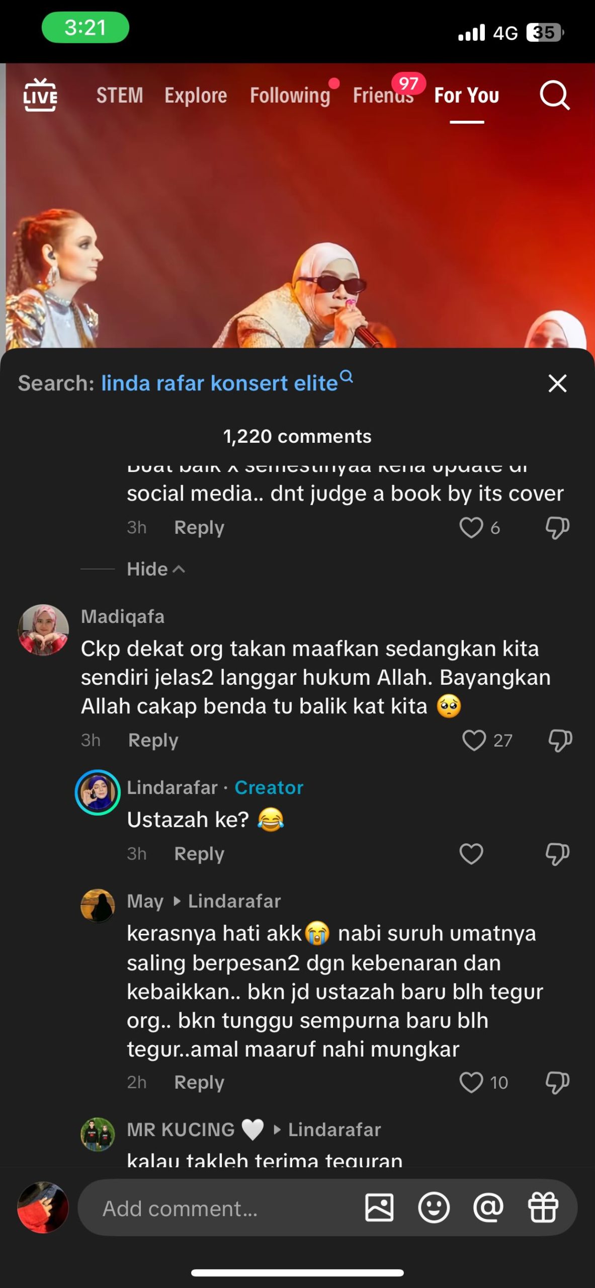 TikTok Linda Rafae