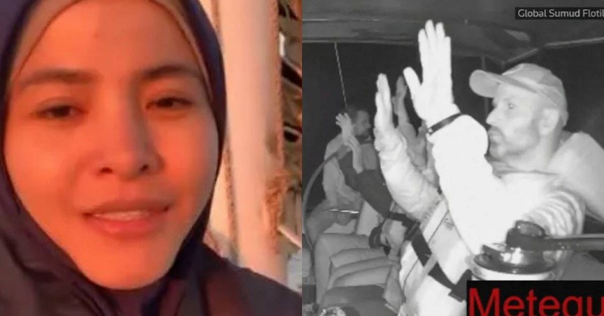 “See You In Jail” – Ardell Aryana Dedah Mesej Provokasi Israel, Komunikasi Flotila Gaza Terputus