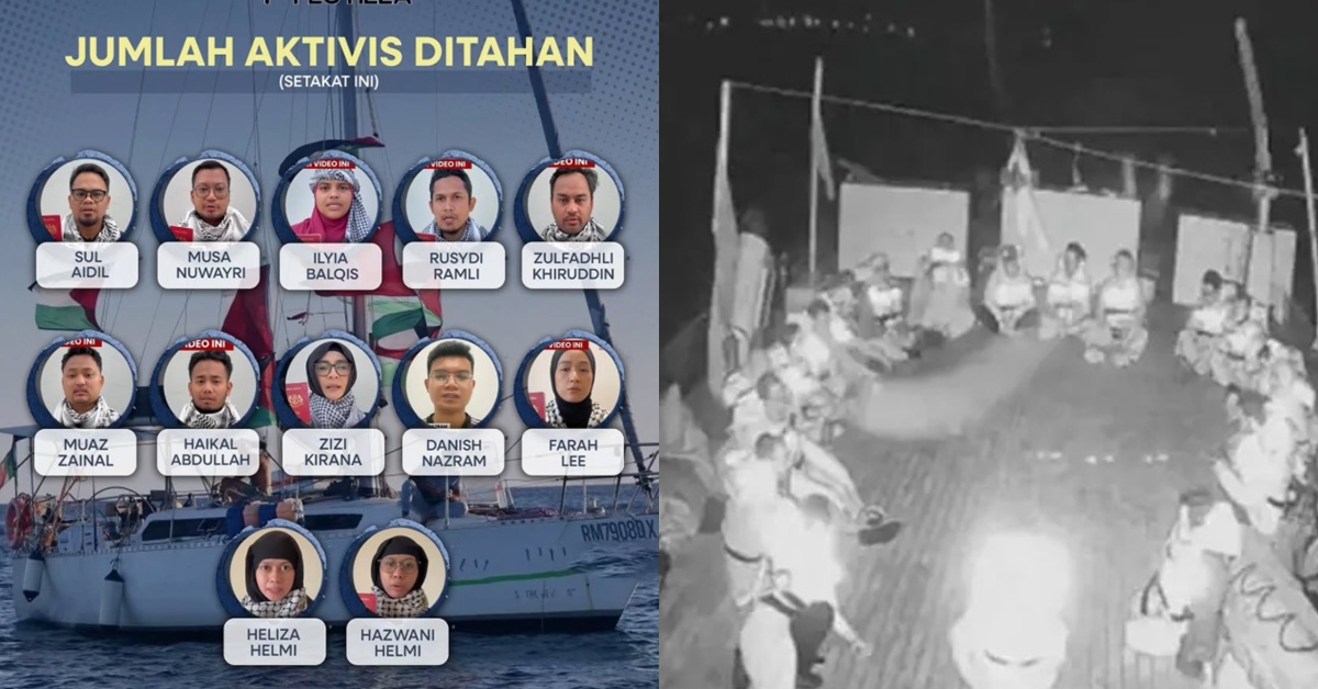GSF: Ditahan Tentera Isr*el, 12 Sukarelawan Malaysia Dilaporkan Selamat
