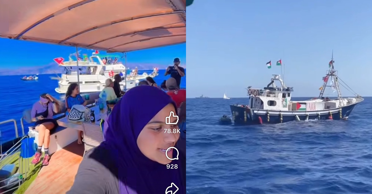 Individu Teruk Dikecam, Persoal Aktivis Wanita GSF Satu Kapal Dengan Ajnabi – “Kapal Kecil, Tujuan Tak Menghalalkan Cara”