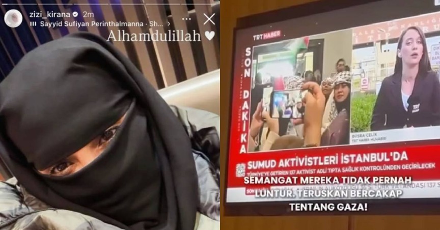 “Alhamdulillah” – Zizi Kirana Kembali Aktif Di Media Sosial, Kongsi Video Ketibaan Peserta Flotilla Di Istanbul