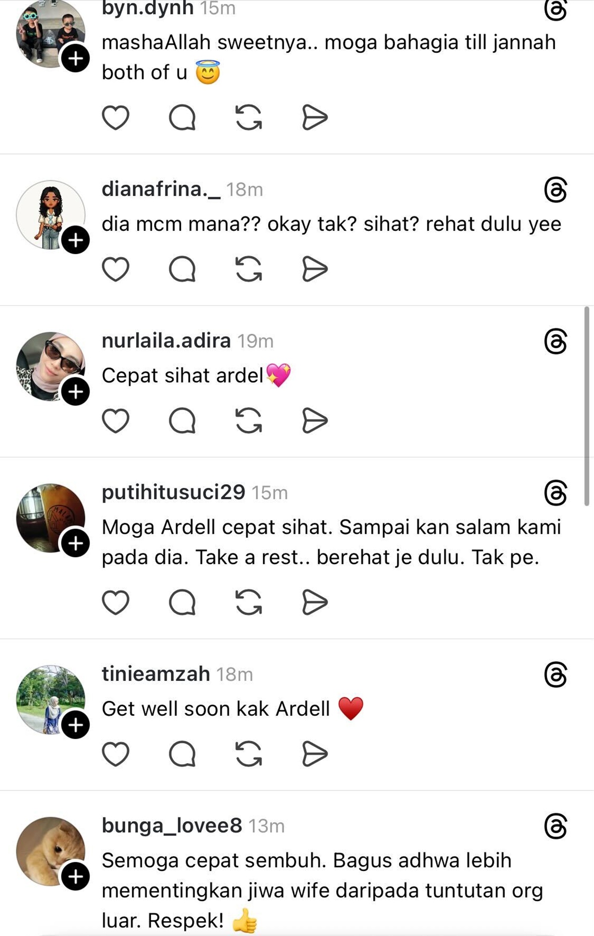 netizen doakan Ardell