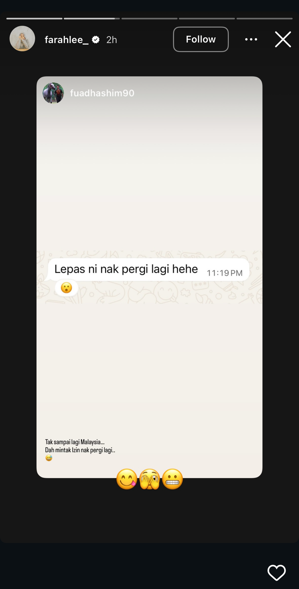 Farah Lee mahu sertai GSF lagi