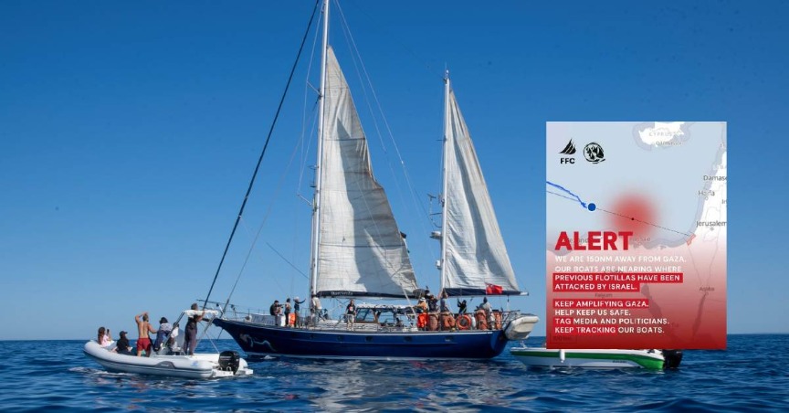 Jarak Tinggal Sejauh KL-Penang, 9 kapal Freedom Flotilla Coalition x TMTG Makin Hampiri G*za