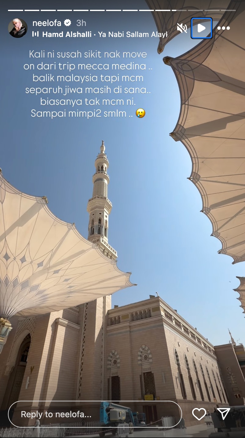Neelofa Kongsi Pengalaman Umrah ‘Lain Dari Biasa’ – “Susah Nak Move On Kalini, Sampai Termimpi”