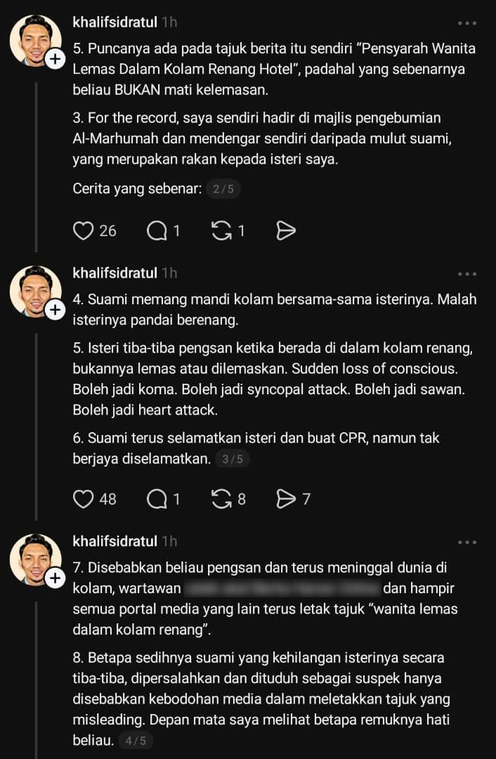 pensyarah meninggal dunia