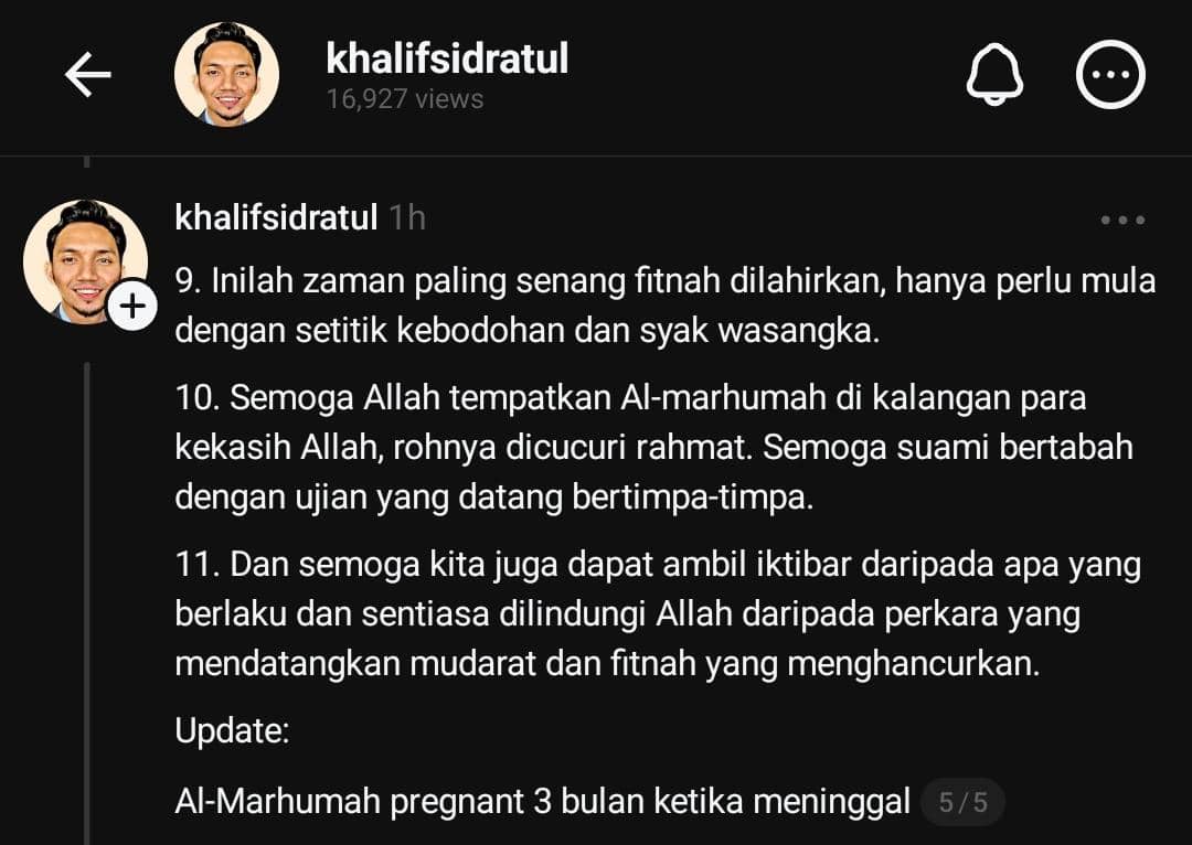 pensyarah meninggal dunia