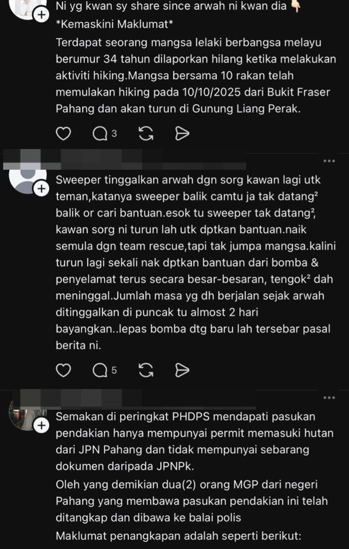 pendaki gunung liang