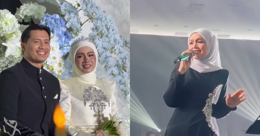 Siti Nurhaliza Titip Pesanan Buat Fattah Amin & Amira Othman Di Majlis Resepsi – “Jadilah Imam Yang Baik Dan Isteri Yang Solehah..”