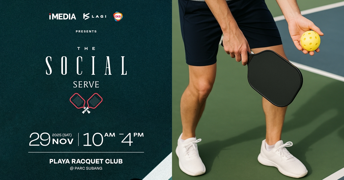 Dua Manfaat Dalam Satu! Main Pickleball Bersama KJ & Sharil Sambil Jaga Kesihatan Dengan GKB