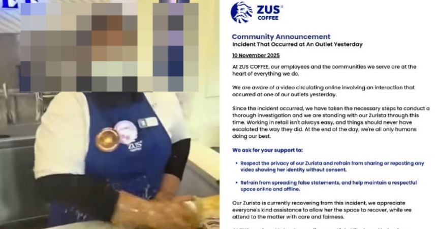 Zus Coffee Masih Siasat Insiden Tular, Nafi Pecat Pekerja Terlibat – “Kita Hanyalah Manusia..