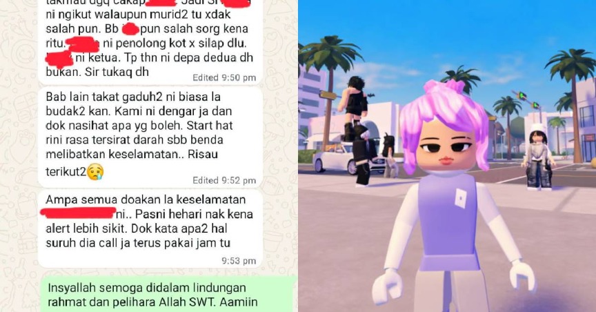 Pelajar Perempuan Darjah 2 Jadi ‘Kapla’, Arah Kawan Terjun Bangunan Dalam Misi ROBLOX
