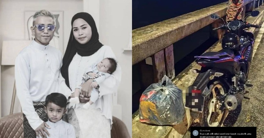 “Mayat Suami Dah Jumpa..” – Tinggalkan Motosikal Dan Sebungkus Baju, Lelaki Terjatuh Jambatan Pulau Pinang Ditemui