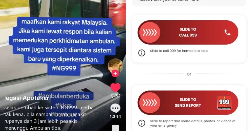 NG999: Ramai Adu Ambulans Terlalu Lambat Sehingga Ada Yang Meninggal, Stafi  KKM Beri Respon – “Maafkan Kami Rakyat Malaysia, Kami Juga Tersepit”
