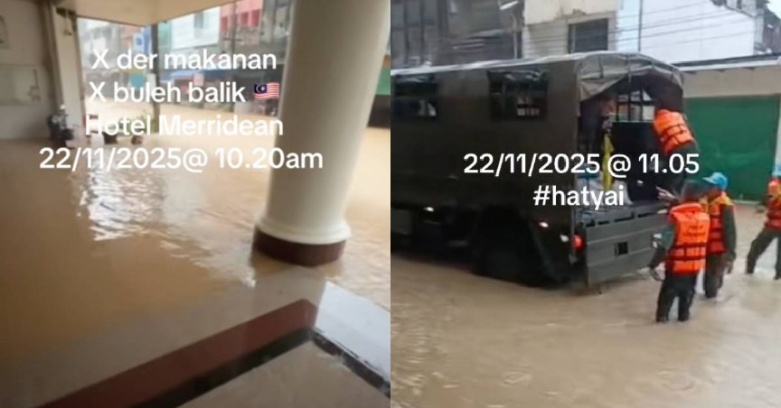 “Nak Balik, Lapaq Dah Ni..” – Pelancong Malaysia Ke Thailand Terkandas Akibat Banjir Besar