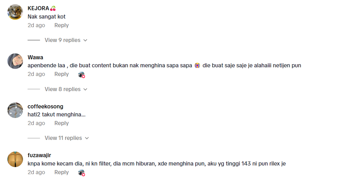 umisya dan aslam video filter pendek