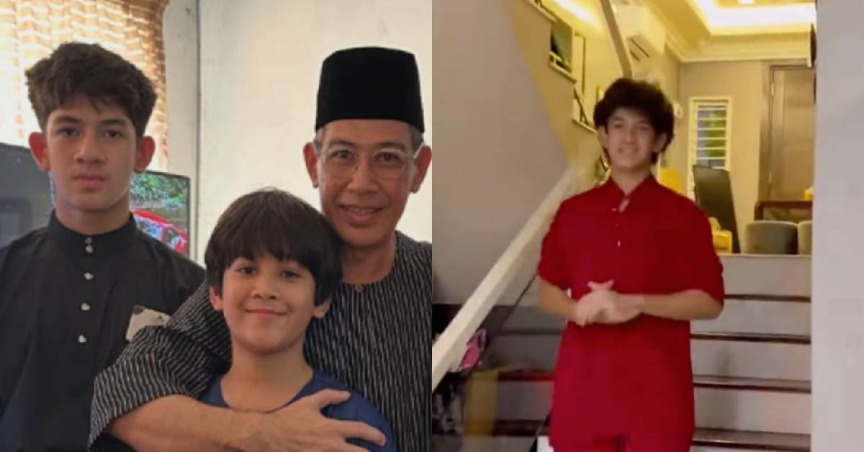 Anak Rusdi Ramli Muncul Dalam Video Sharifah Shahira, Curi Tumpuan Netizen — “Macam Nick Jonas Versi Melayu!”