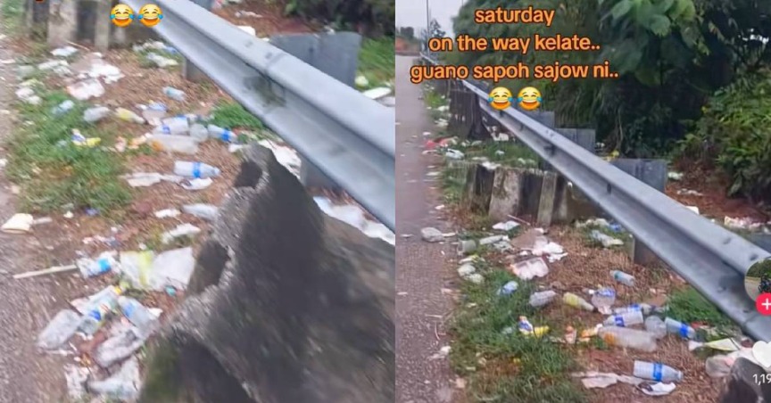 Sampah Kembali Penuhi Bahu Jalan Kuala Lipis–Gua Musang, Orang Ramai Luah Kemarahan – “Kalau Sebut Negeri, Nanti Marah”