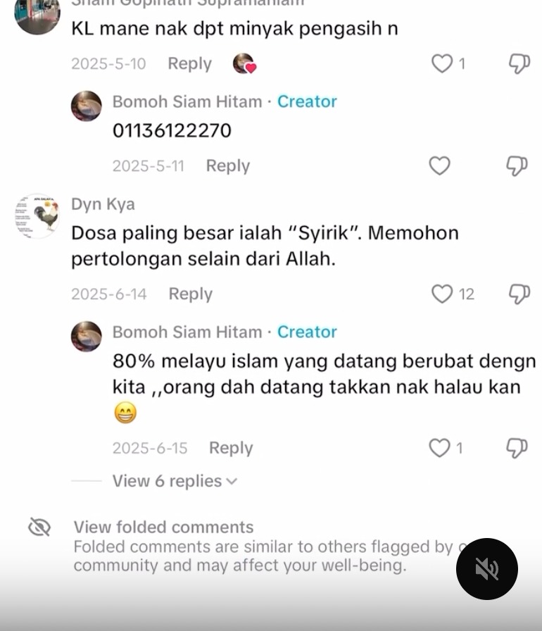 bomoh siam hitam tiktok