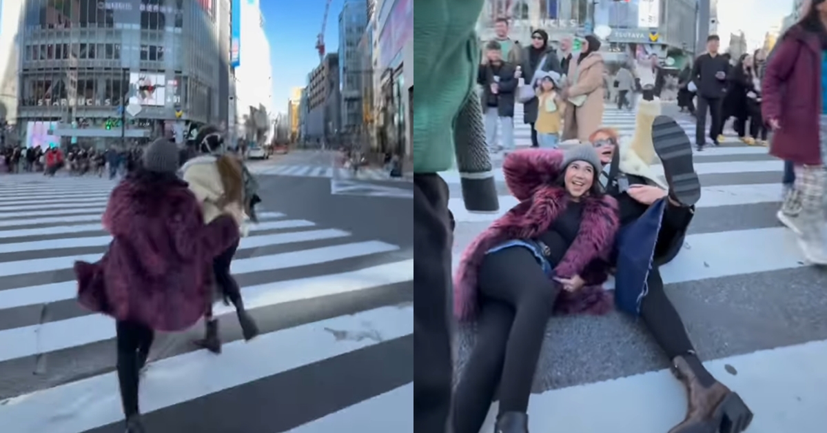 Netizen Kecam Aksi Kak KM Berlari Di Shibuya Crossing – “Mencemarkan Imej Rakyat Malaysia”