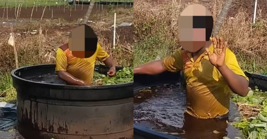 “Saya Tarak Kincing Dalam Ni” – Tular Video Warga Asing Cuci Bayam Sambil Rendam Dalam Tangki