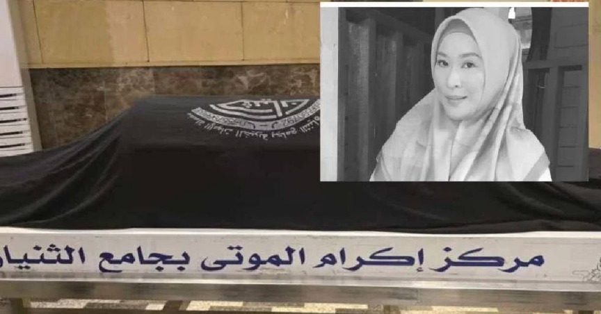 CCTV Dedah Detik Akhir Nadia Kesuma Rebah, Jenazah Selamat Dikebumikan Di Jeddah
