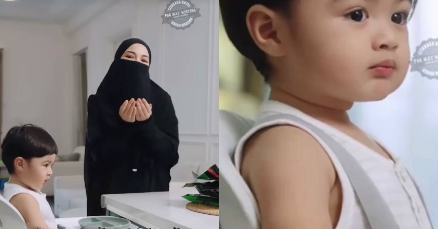 Dah Tak Letak ‘Sticker’, Wajah Anak Neelofa Iaitu Muhammad Bilal Jadi Tumpuan Ramai