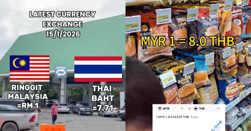 RM1 Tak Sampai 10 Baht, Rakyat Malaysia Mula ‘Kerumun’ Thailand