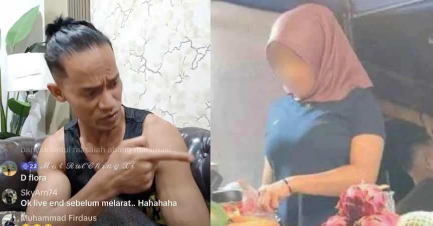 Pablo Amirul Dan Isteri Bergaduh Di ‘Live’ Gara-Gara Gerai Air Buah Dflora – “Ada Gambar Buktikan Dekat Saya”