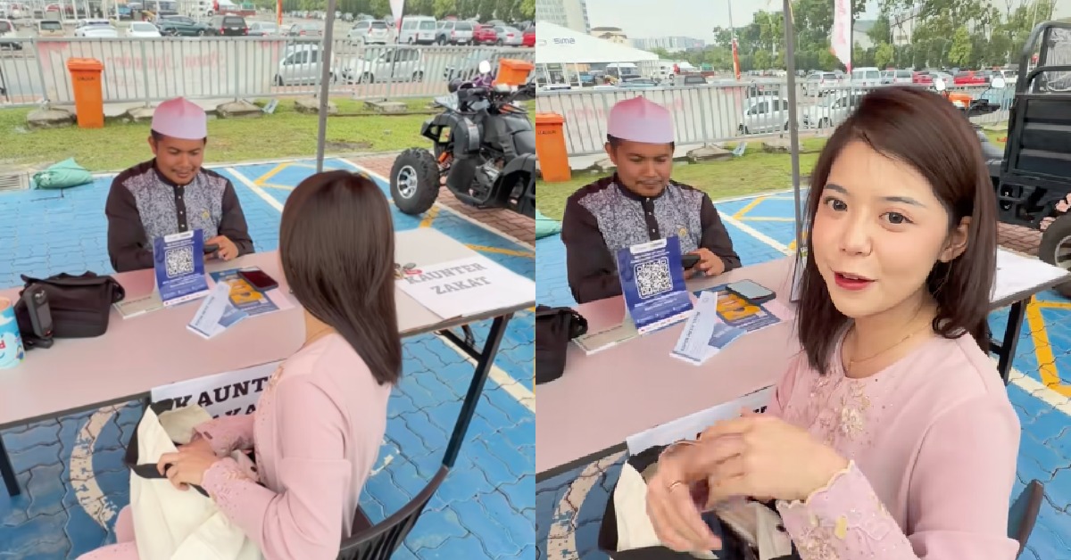 “Bukan Muslim Boleh Bayar Zakat Tak?” – Pempengaruh Berbangsa Cina Cuba Bayar Zakat Undang Perhatian Ramai