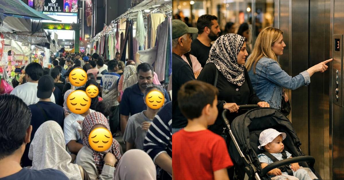 Isu Bawa Stroller Ke Tempat Sesak Menjelang Raya Cetus Perdebatan Warganet – “Mak Bapak Benak..”