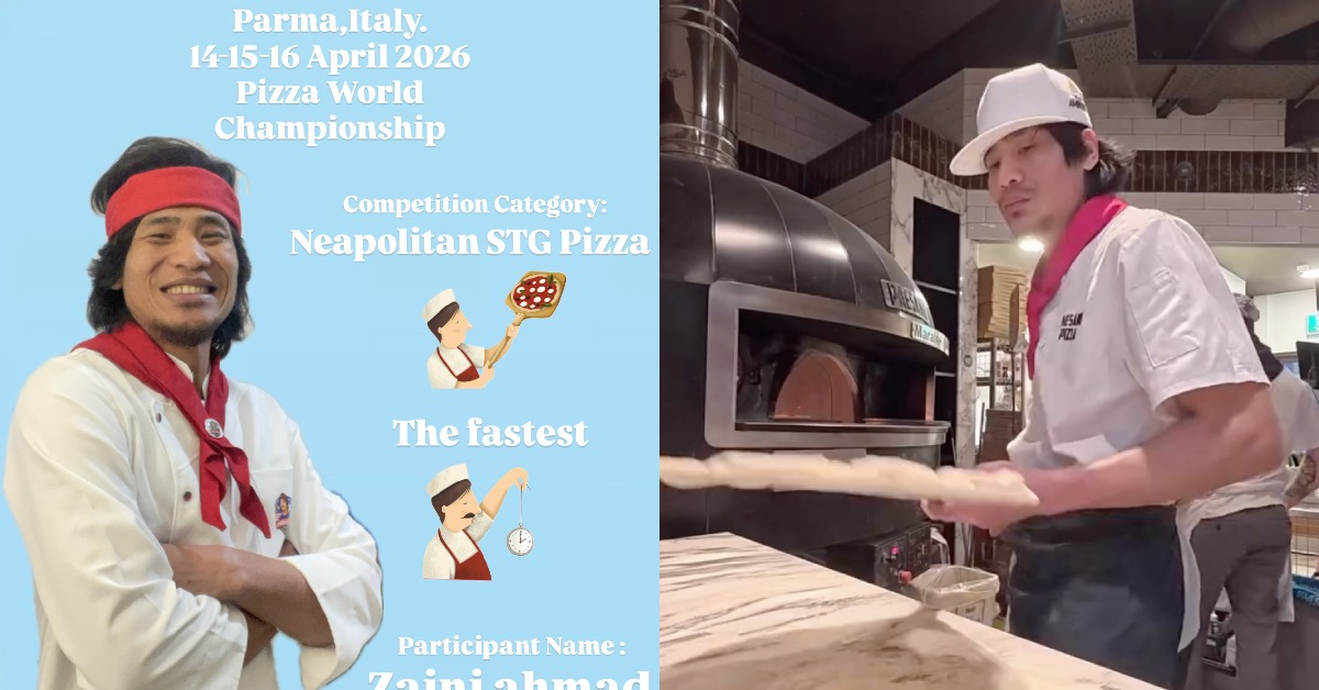Chef Piza Malaysia Sertai Kejohanan Dunia Piza Di Itali April Ini, Ramai Ucap Tahniah – “Tolong Menang Nombor 99 Ke Atas”..”
