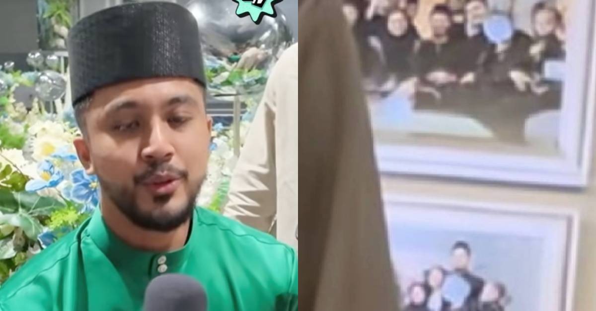 “Umi Tak Sengaja..” – Aliff Aziz Jawab Dakwaan Gambar Bella Astillah ‘Dipadam’ Dari Foto Keluarga