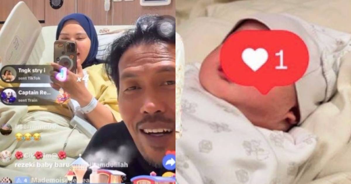 Buat ‘Live’ TikTok Usai Bersalin, Shuib & Watie Terima ‘Gift’Dari Peminat Cecah RM 81K – “Rezeki Akira Juwita..”