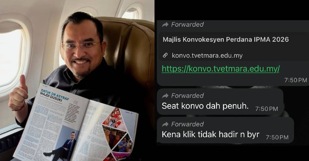 Individu Dakwa Diarah Untuk Tidak Hadir Majlis Konvo, Asyraf Wajdi Beri Respon – “Ini Kali Pertama Saya Dengar”