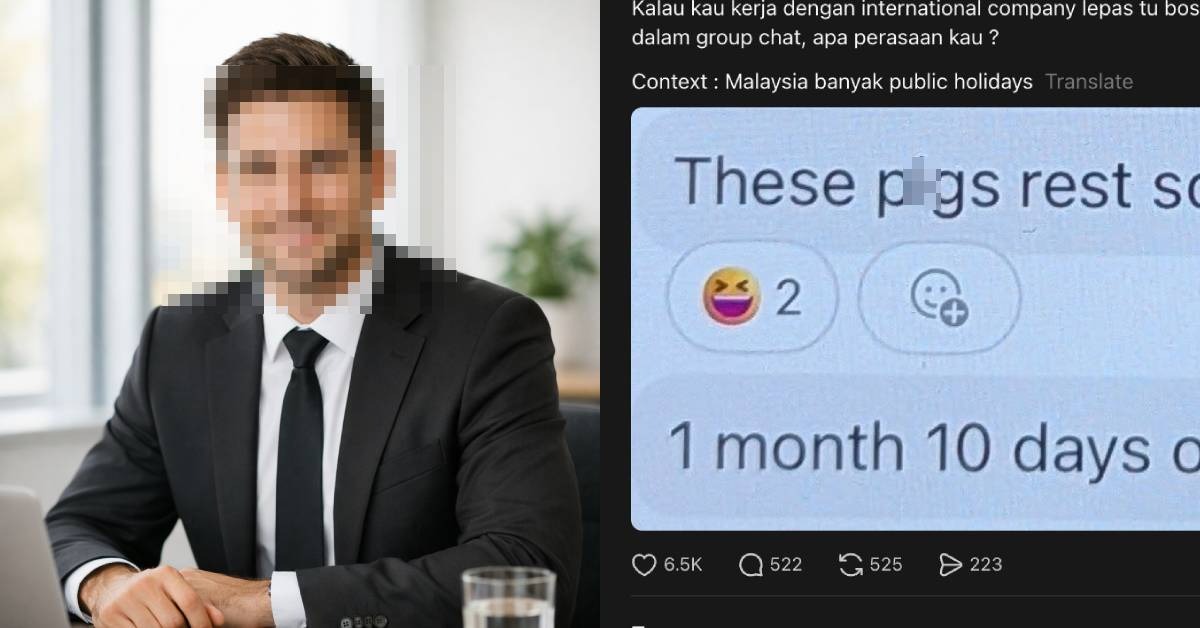 “Bab*-Bab* Ini Suka Rehat” – Majikan Syarikat Antarabangsa Kritik Pekerja Malaysia Banyak Cuti, Samakan Dengan Binatang