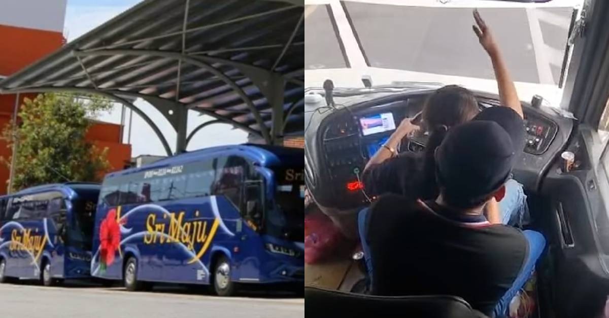 Pemandu Bas Riba Teman Wanita Ketika Memandu Rupanya Suami Orang