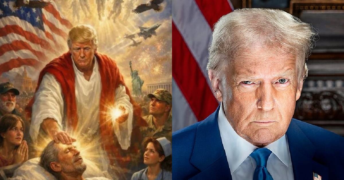 “Saya ‘Menyembuhkan’ Manusia ” – Trump Jana Imej Dirinya Sebagai Nabi Isa Undang Kritikan Ramai