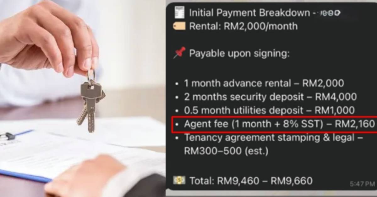 Individu Kongsi Tips Tuntut Semula ‘Agent Fee’ RM1,400 Ketika Urusan Sewa Rumah – “Kita Sebenarnya Tak Perlu Bayar”